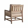 Armchairs - Brown mango wood armchair 68x81x88 cm - VICAL