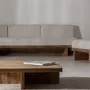 Canapés - Sofa en bois de chemin de fer crème 265x102x80 cm - VICAL