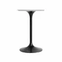 Other tables - White stone bar table 65x65x105 cm - VICAL