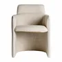 Chaises - Fauteuil en polyester beige 60x64x85 cm - VICAL