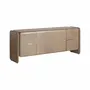 Sideboards - Brown oak wood sideboard 210x52x80 cm - VICAL
