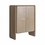 Wardrobe - Brown oak wood cabinet 110x51x142 cm - VICAL