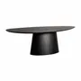 Dining Tables - Living room table in black oak wood 240x120x76 cm - VICAL