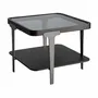 Other tables - Coffee table in black ash wood 60x60x50 cm - VICAL