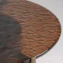 Other tables - Coffee table in brown counter-veneered wood 60x60x48 cm - VICAL