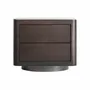 Night tables - Brown MDF wooden bedside table 55x45x47 cm - VICAL