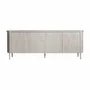 Sideboards - Off-white mango wood sideboard 225x46x80 cm - VICAL