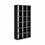 Shelves - Black mango wood shelf 100x35x200 cm - VICAL