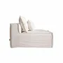 Sofas - Central sofa module in white linen 112x110x85 cm - VICAL