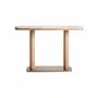 Autres tables  - Table de bar en terrazzo blanc 120x60x77 cm - VICAL