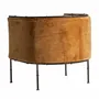 Armchairs - Ocher iron armchair in 71x72x71 cm - VICAL