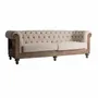 Canapés - Sofa en bois tropical beige  en 238x90x80 cm - VICAL