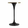 Other tables - Glossy black iron bar table in 60x60x106 cm - VICAL