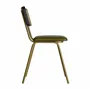 Chaises - Chaise en cuir vert  en 44x49x79 cm - VICAL