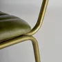 Chaises - Chaise en cuir vert  en 44x49x79 cm - VICAL
