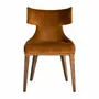 Chairs - Chair in ocher fabric in 53x57x84 cm - VICAL
