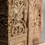 Decorative objects - Column in aged beige teak wood in 23x23x155 cm - VICAL
