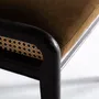 Chaises - Chaise en rotin noir  en 54x58x78 cm - VICAL