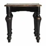 Autres tables  - Table basse en bois d´orme noir  en 60x60x60 cm - VICAL