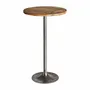 Other tables - Gray iron bar table in 60x60x103 cm - VICAL