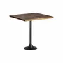 Other tables - Gray iron bar table in 70x70x75 cm - VICAL