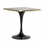 Other tables - Black steel bar table in 70x70x107 cm - VICAL