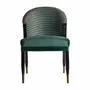 Chairs - Green rubber wood chair in 56x70x85 cm - VICAL