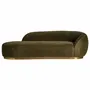 Sofas - Green velvet sofa in 240x100x71 cm - VICAL