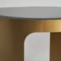 Coffee tables - Golden iron coffee table in 55x55x42 cm - VICAL