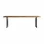 Dining Tables - Living room table in black shorea wood in 250x104x76 cm - VICAL