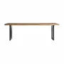 Dining Tables - Living room table in black shorea wood in 250x104x76 cm - VICAL