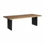 Dining Tables - Living room table in black shorea wood in 250x104x76 cm - VICAL