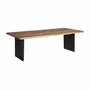 Dining Tables - Living room table in black shorea wood in 250x104x76 cm - VICAL