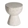 Other tables - White terrazzo coffee table in 40x40x45 cm - VICAL