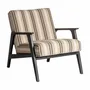 Armchairs - Beige mango wood armchair in 73x85x78 cm - VICAL