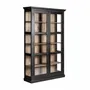 Armoires - Vitrine en bois de mangue noir  en 135x40x210 cm - VICAL