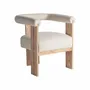Chaises - Chaise en bois de chêne blanc  en 66x60x73 cm - VICAL