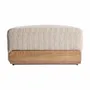 Footrests - Cream pine wood footrest in 82x82x42 cm - VICAL