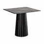 Other tables - Black mango wood bar table in 80x80x75 cm - VICAL