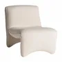 Fauteuils - Fauteuil en bois de pin blanc cassé  en 68x80x73 cm - VICAL