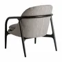 Armchairs - Gray polyester armchair in 68x82x84 cm - VICAL