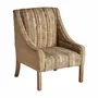 Armchairs - Brown jute armchair in 70x74x93 cm - VICAL