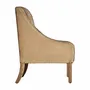 Armchairs - Brown jute armchair in 70x74x93 cm - VICAL