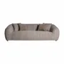 Sofas - Taupe pine wood sofa in 230x115x72 cm - VICAL