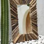 Mirrors - The Driftwood Framed Mirror - Natural - M - BAZAR BIZAR LIVING