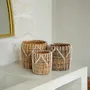 Caskets and boxes - The Macra-mazing Basket - Natural White - L - BAZAR BIZAR LIVING