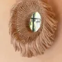 Mirrors - The Abaca Solomon Mirror - Natural - BAZAR BIZAR LIVING