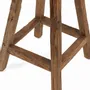 Tabourets - Le Tabouret de bar Shibori - Naturel - BAZAR BIZAR LIVING