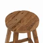 Tabourets - Le Tabouret de bar Shibori - Naturel - BAZAR BIZAR LIVING