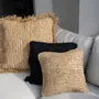 Cushions - The Raffia Flores Cushion Cover Square - Natural - 40x40 - BAZAR BIZAR LIVING